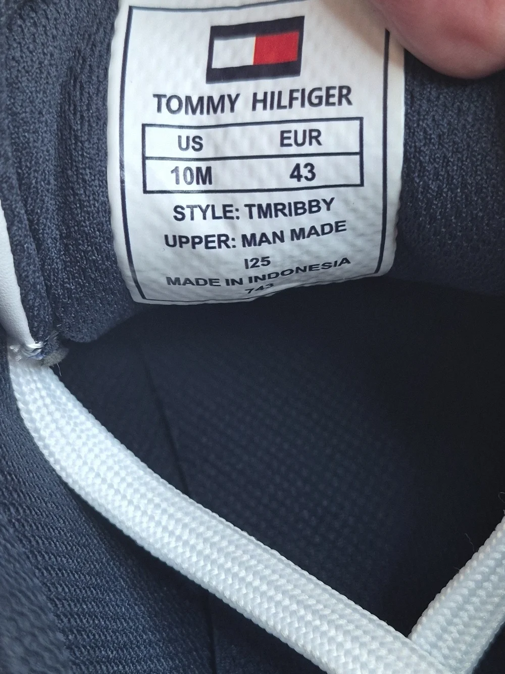 Tommy Hilfiger Men's White Leather Sneaker